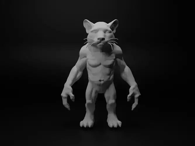 leopard hybrid figure