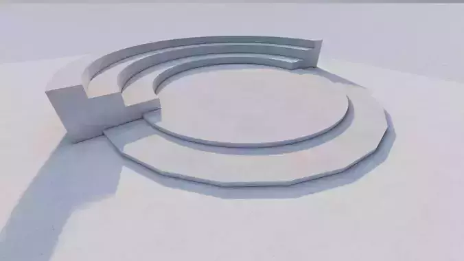 Circular form for 3D print 3D print model