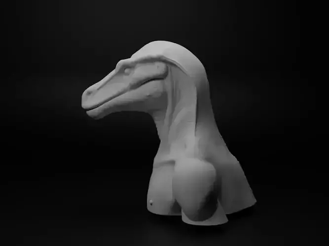 moray eel hybrid figure 3D print model