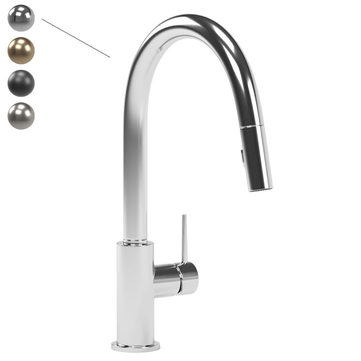 DELTA kitchen faucets collection 3D model_3