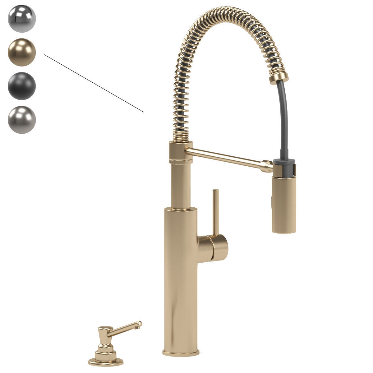 DELTA kitchen faucets collection 3D model_1