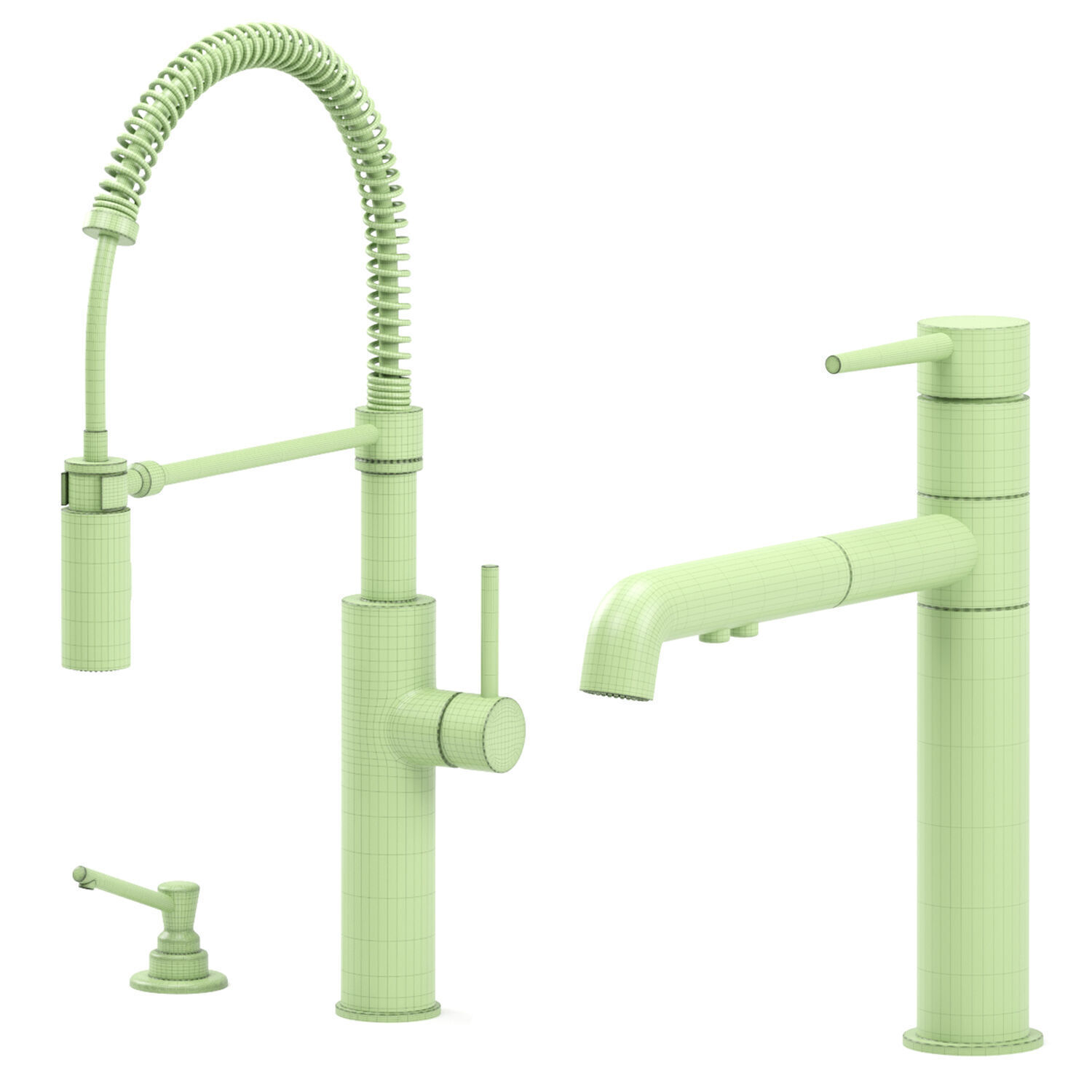 DELTA kitchen faucets collection 3D model_5