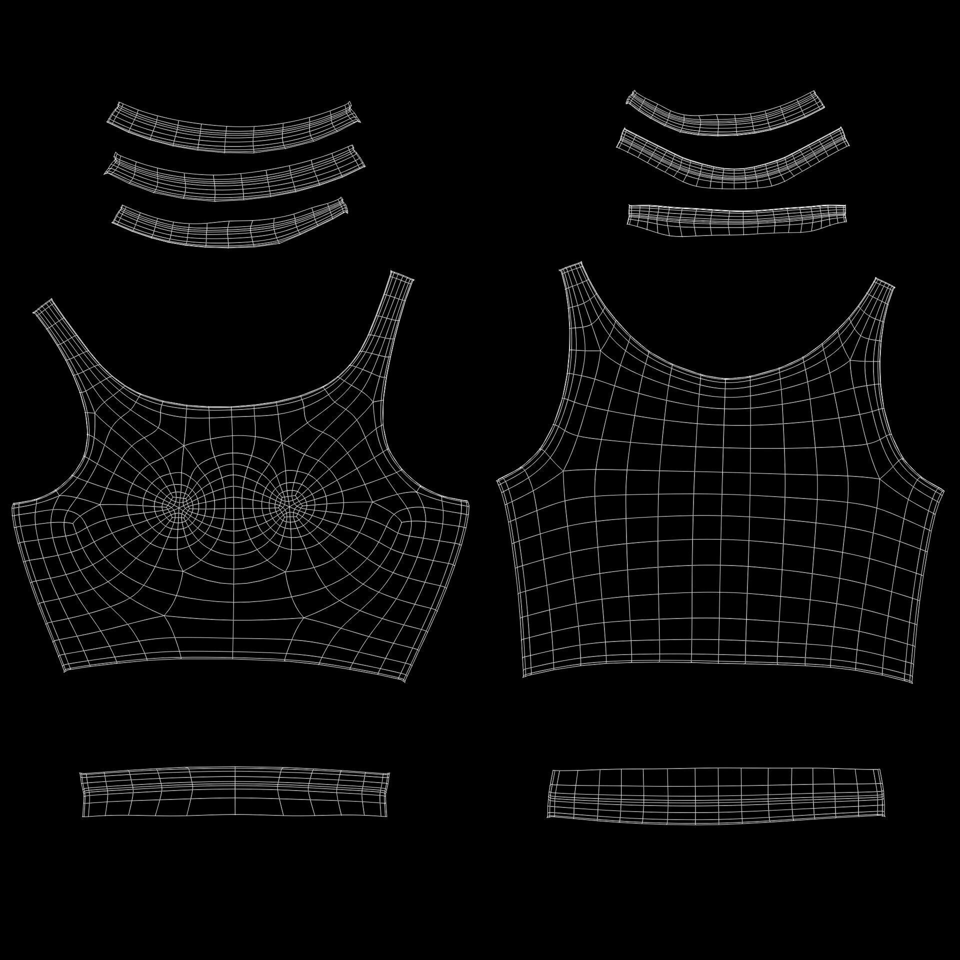 Girl Cartoon 3D model_9