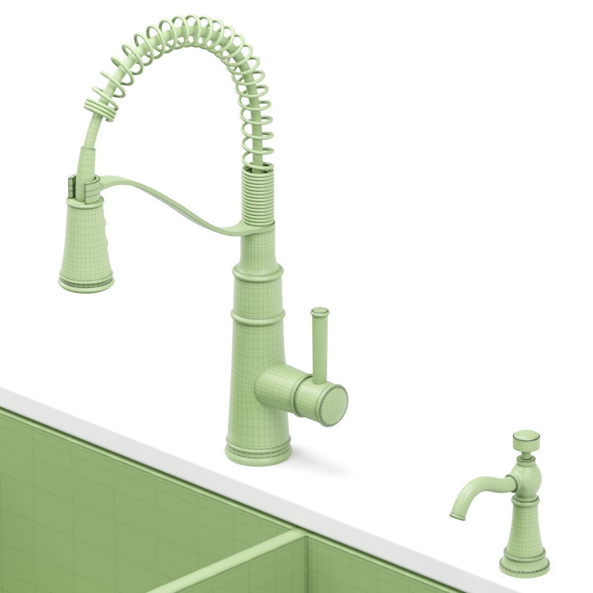 MOEN kitchen sink 3D model_5
