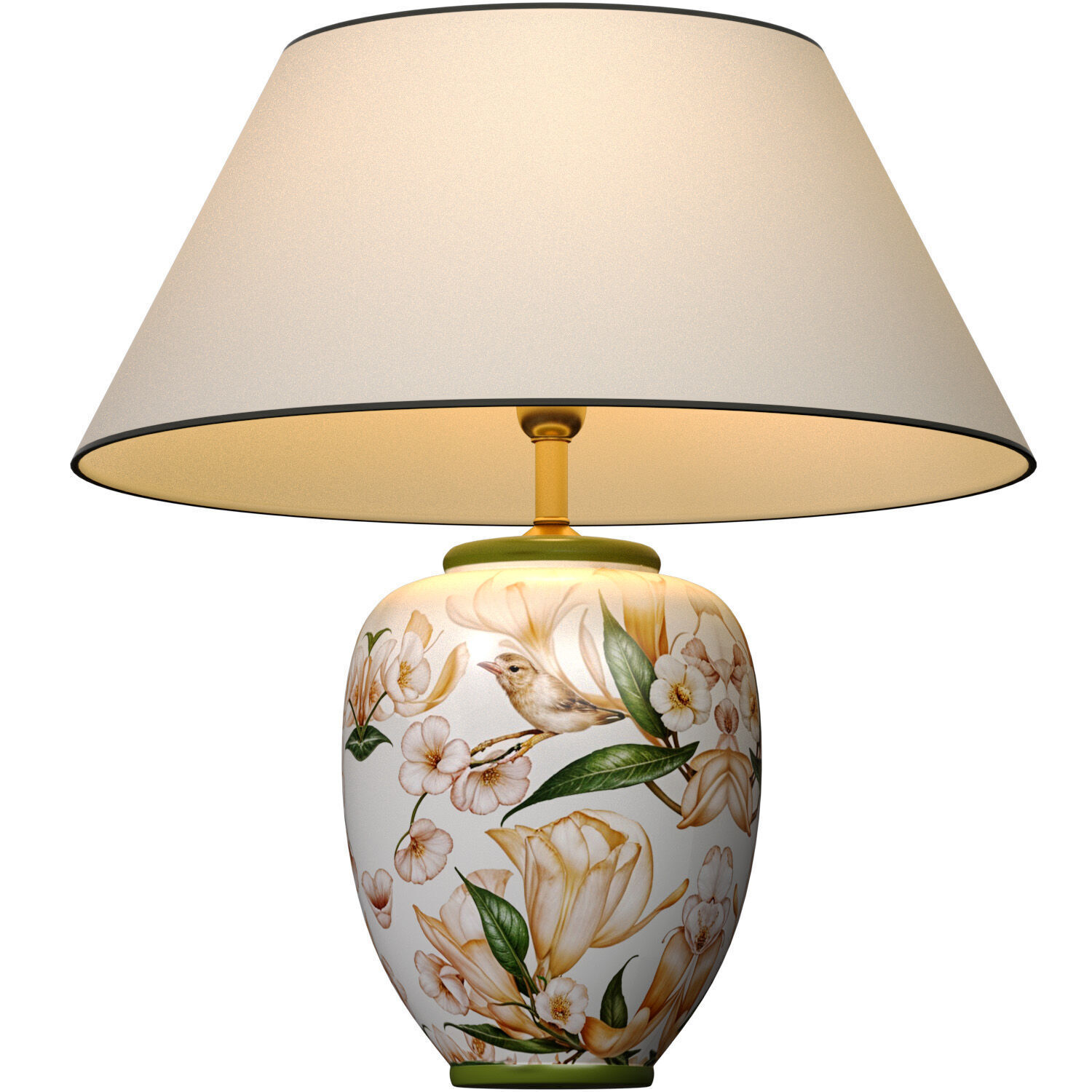 Scandinavian table lamp European Nightstand Bedside Table lamp 3D model_1