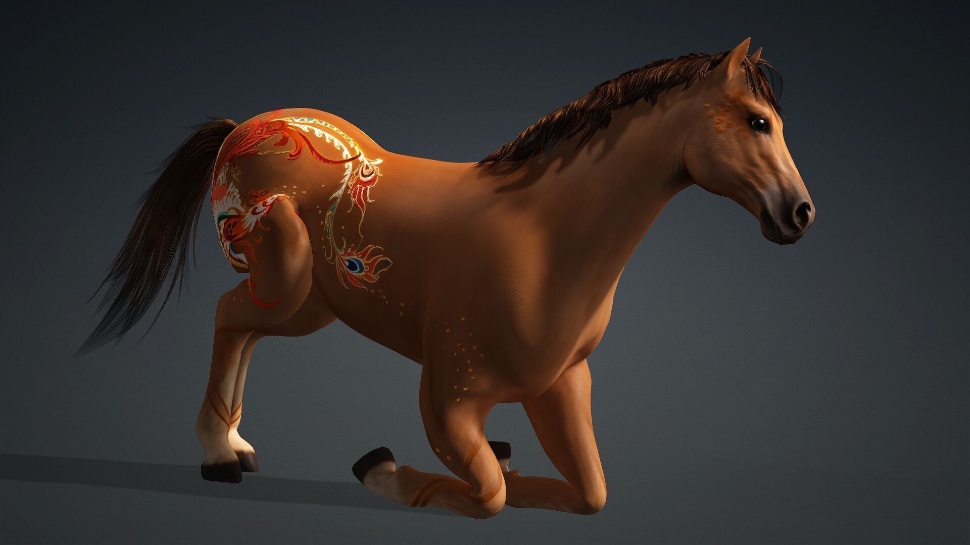 Horse-C1 3D model_7