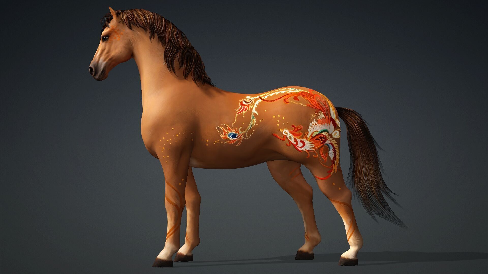 Horse-C1 3D model_10