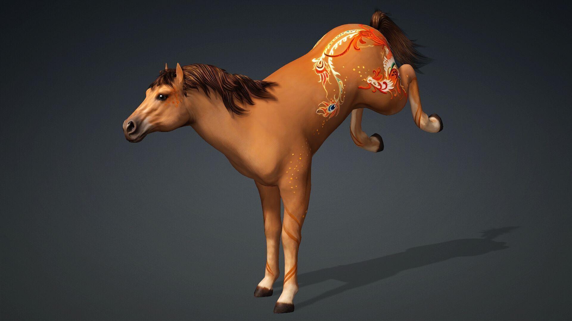 Horse-C1 3D model_5