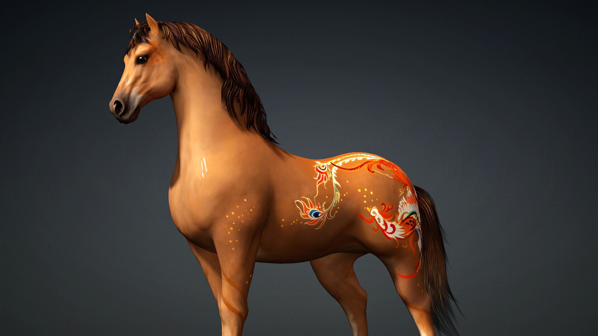 Horse-C1 3D model_2