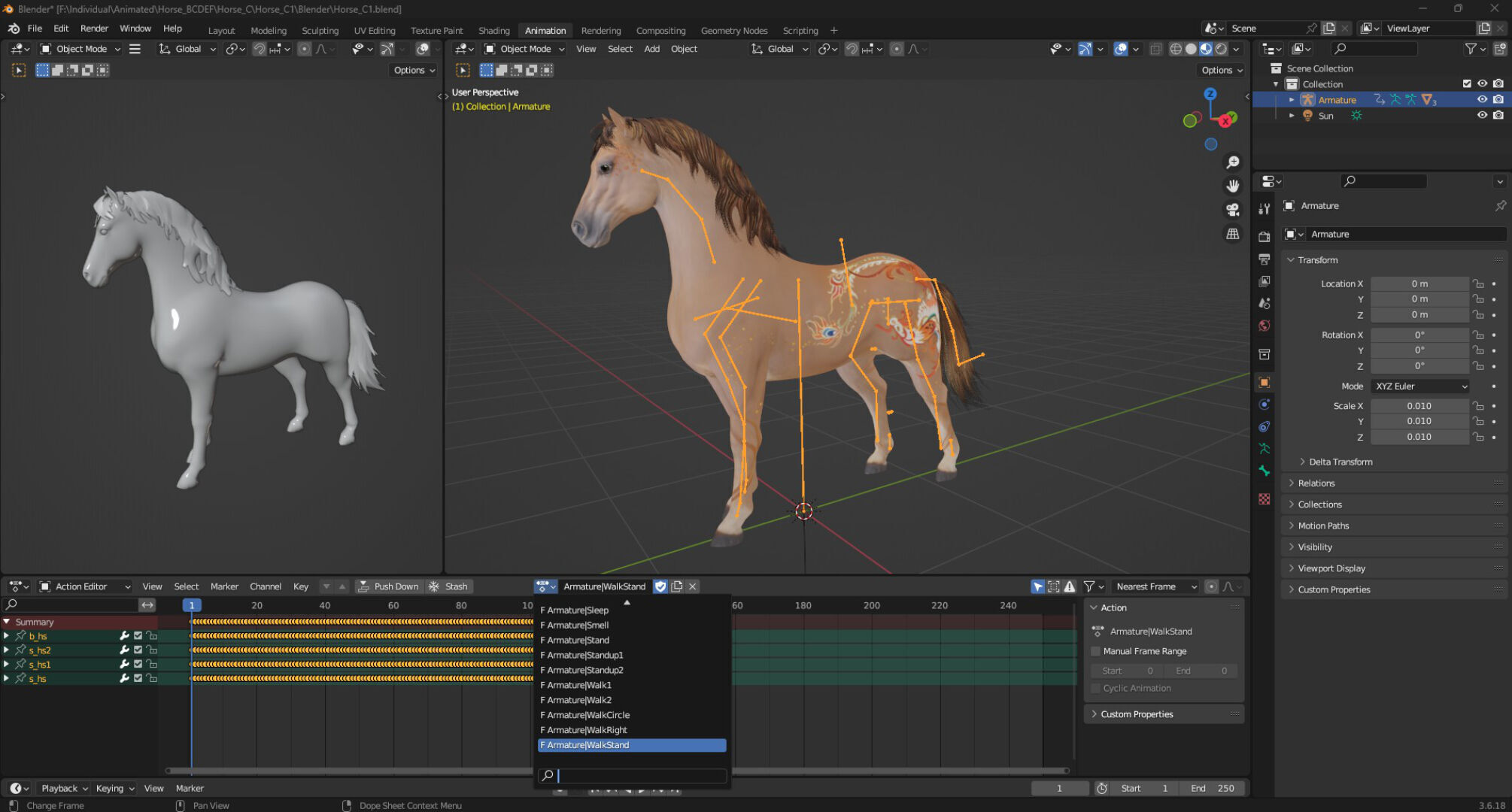 Horse-C1 3D model_21