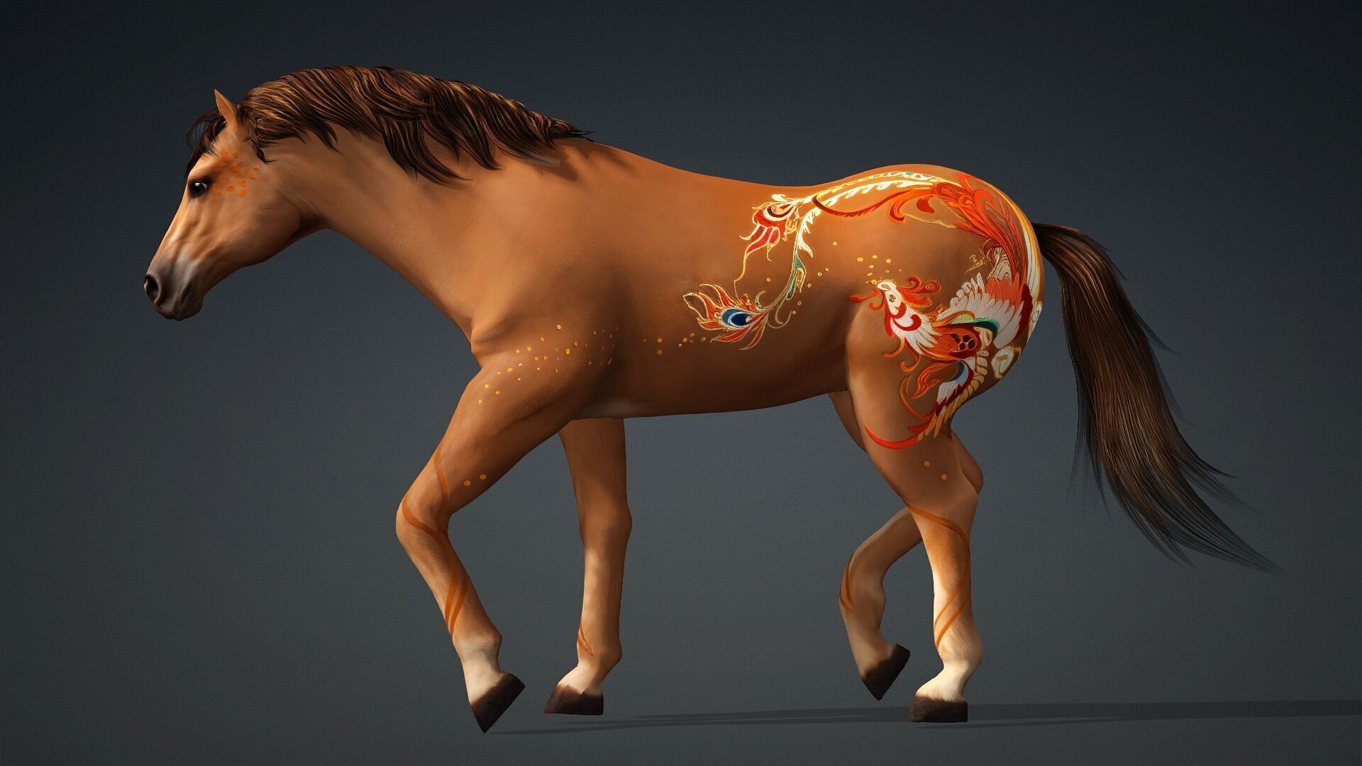 Horse-C1 3D model_16