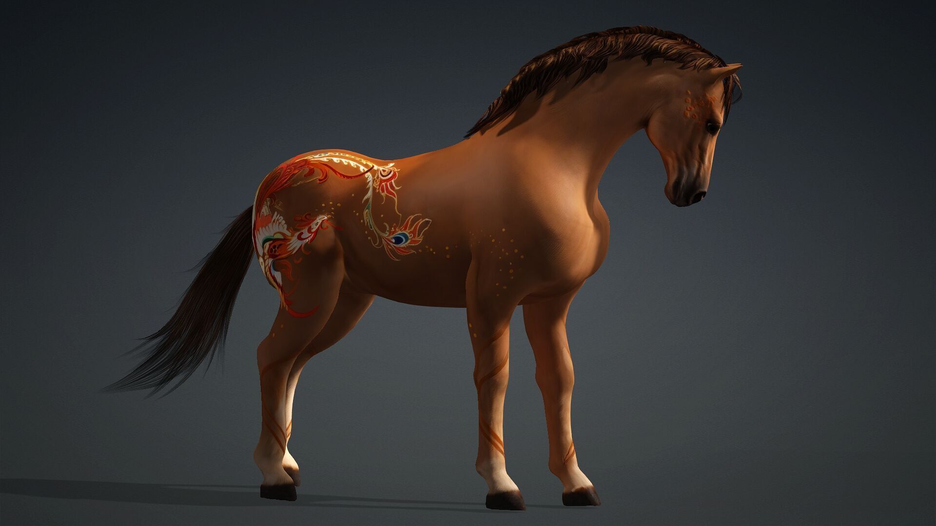 Horse-C1 3D model_17