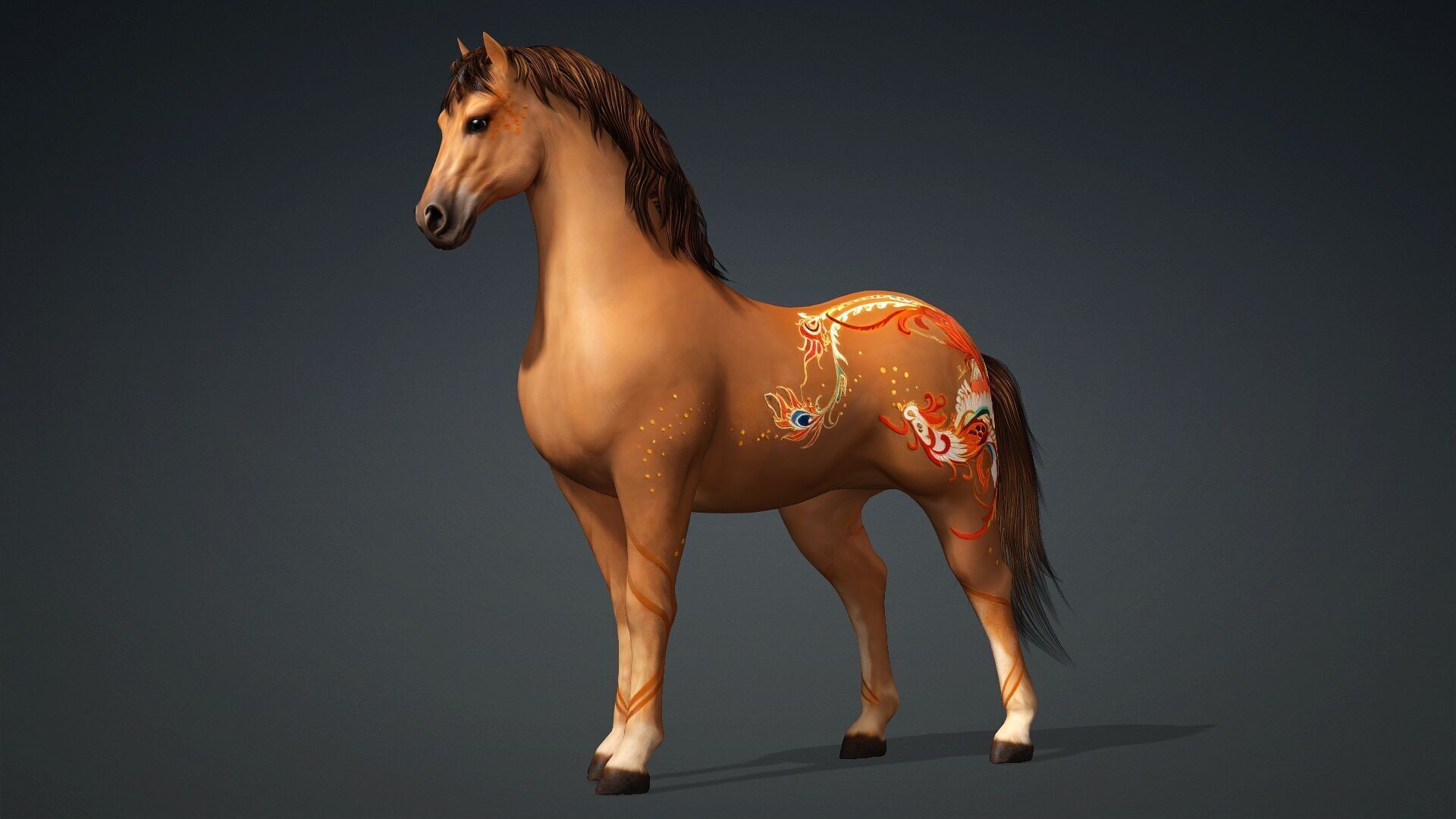 Horse-C1 3D model_3