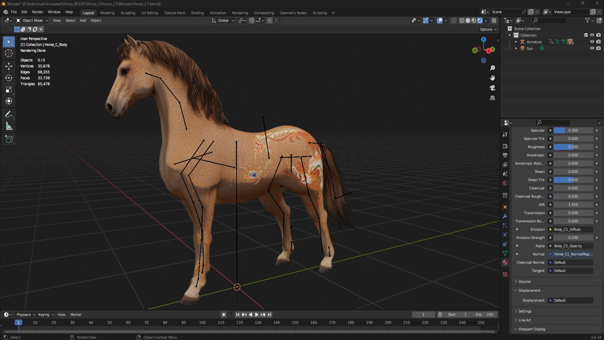 Horse-C1 3D model_19
