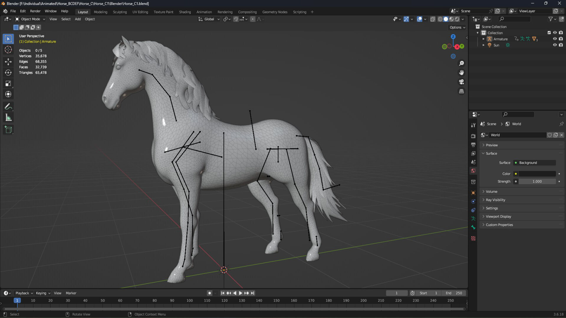Horse-C1 3D model_18