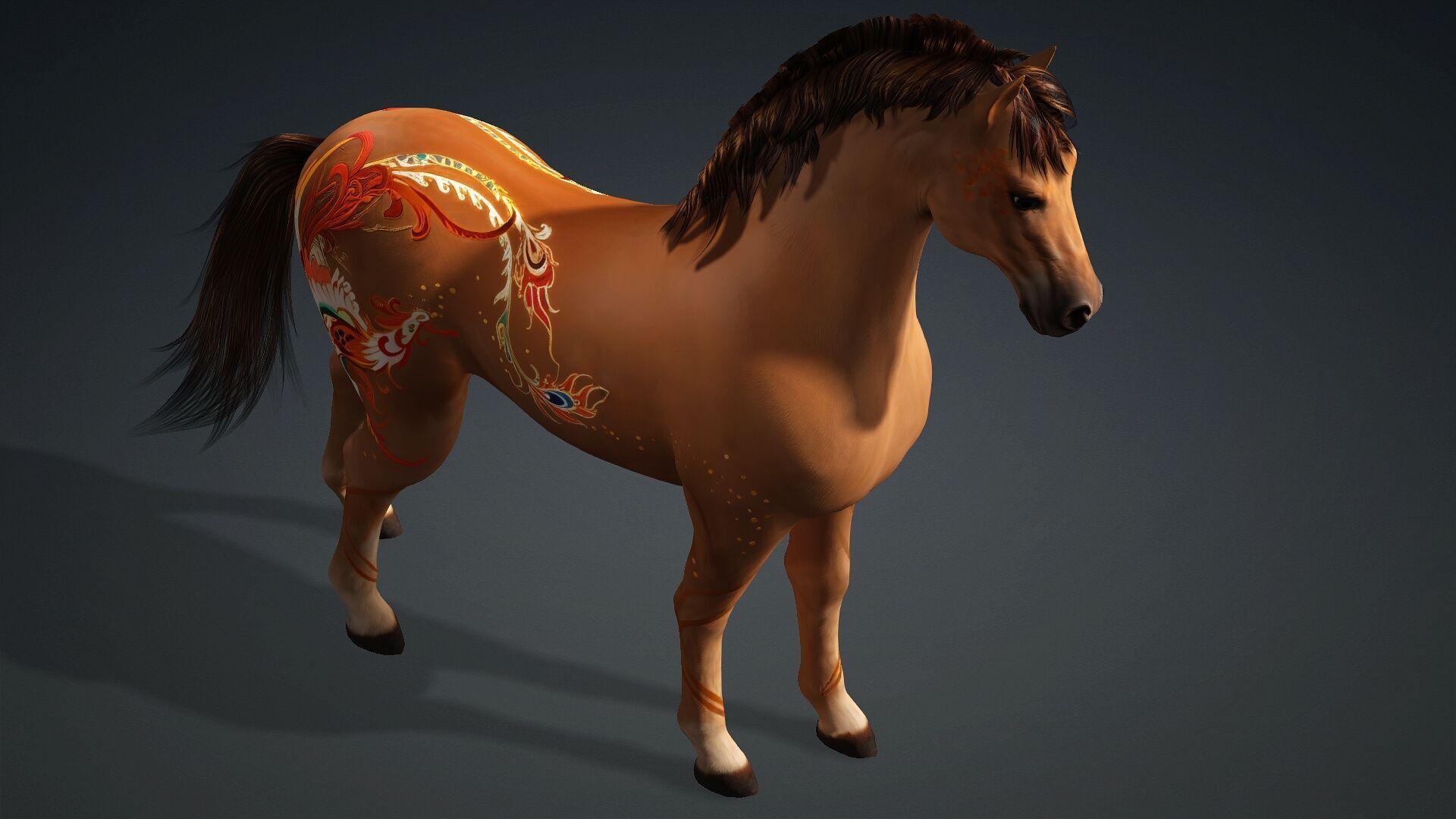 Horse-C1 3D model_11