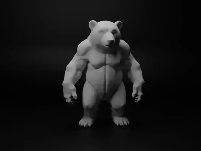 polar bear hybrid figure