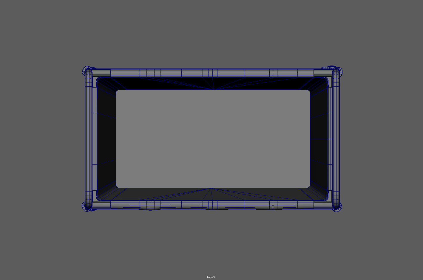 Laundry Cart with Wheels Low-poly 3D model_10