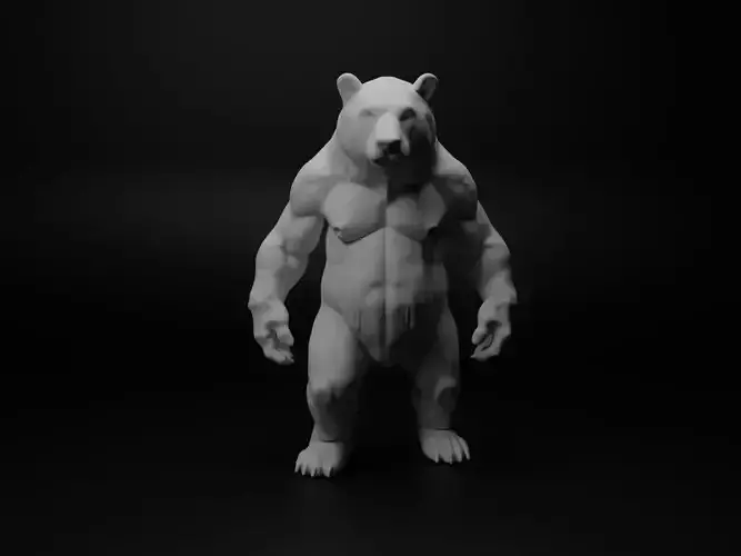polar bear hybrid figure