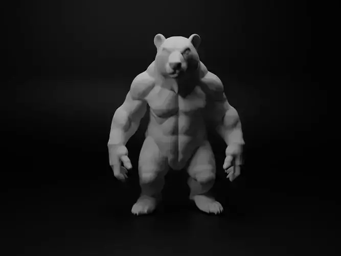 polar bear hybrid figure