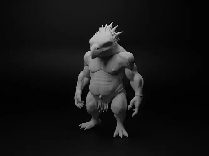 red cardinal hybrid figure