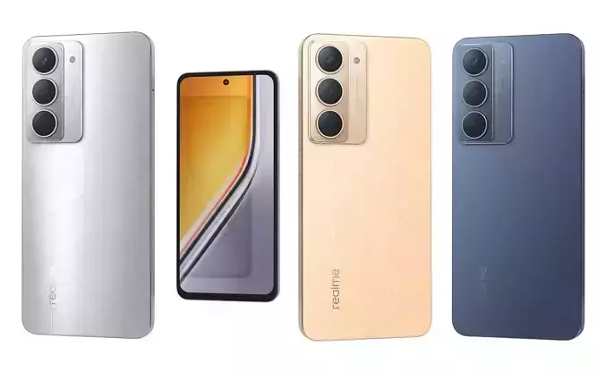 Realme P3x All Colors 3D model