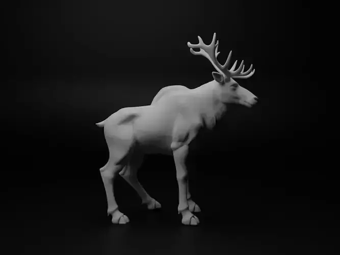 reindeer hybrid figure 3D print model