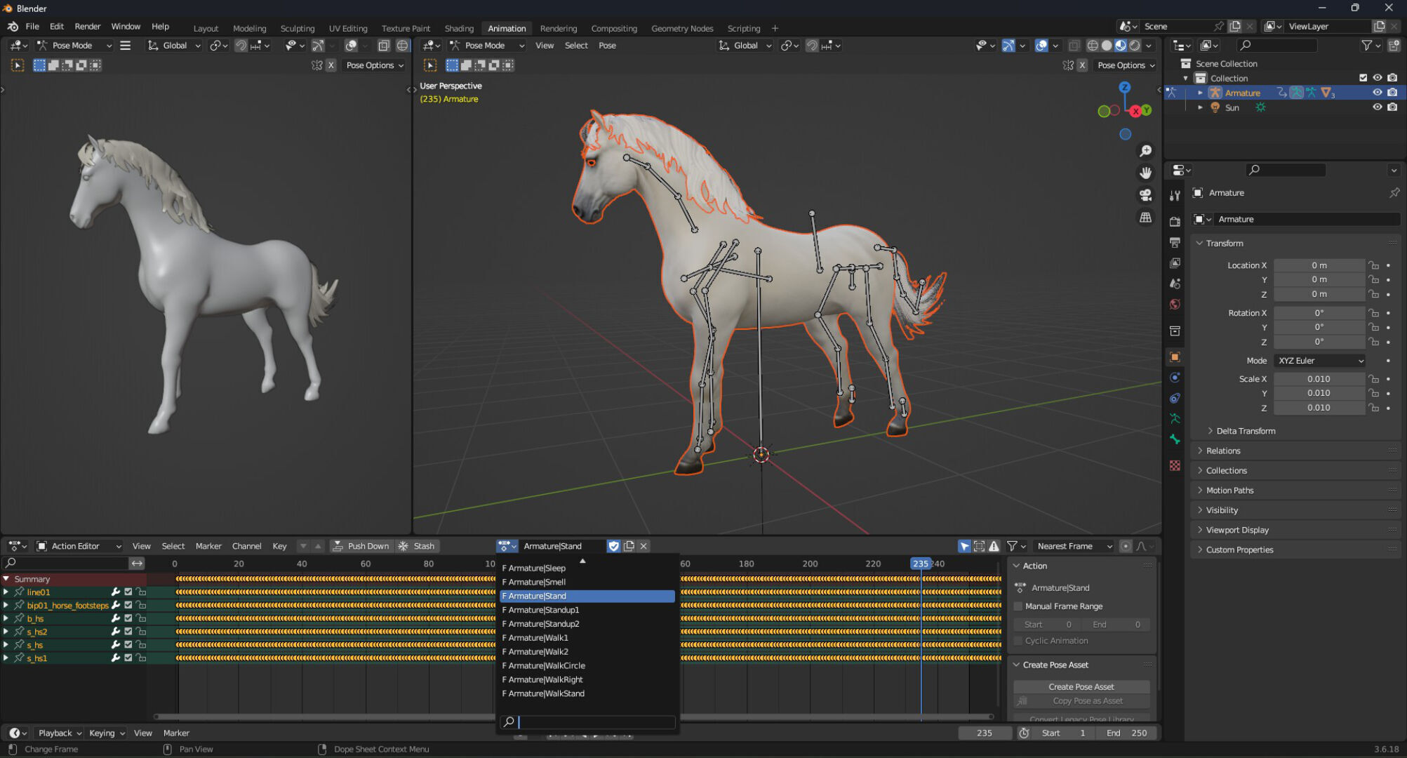 Horse-C3 3D model_21