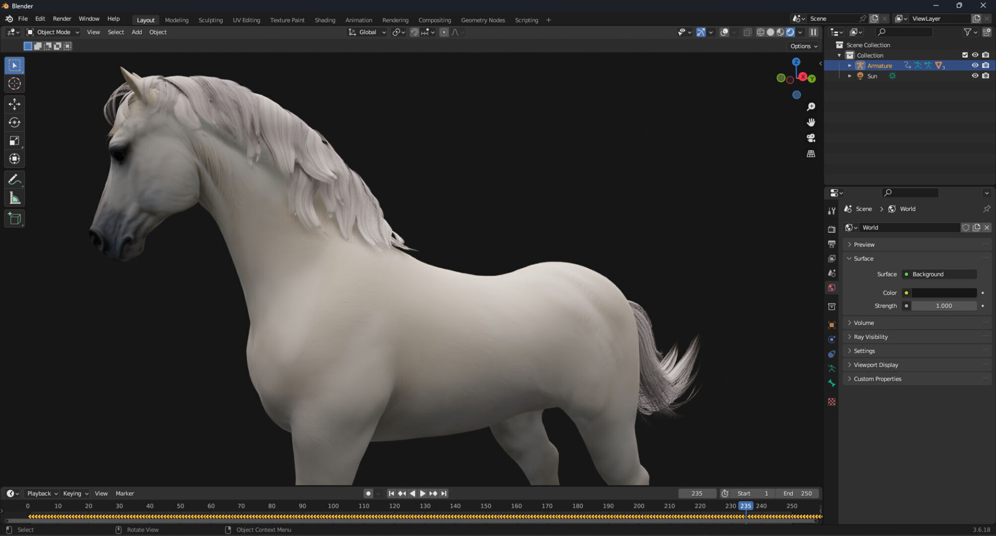 Horse-C3 3D model_22
