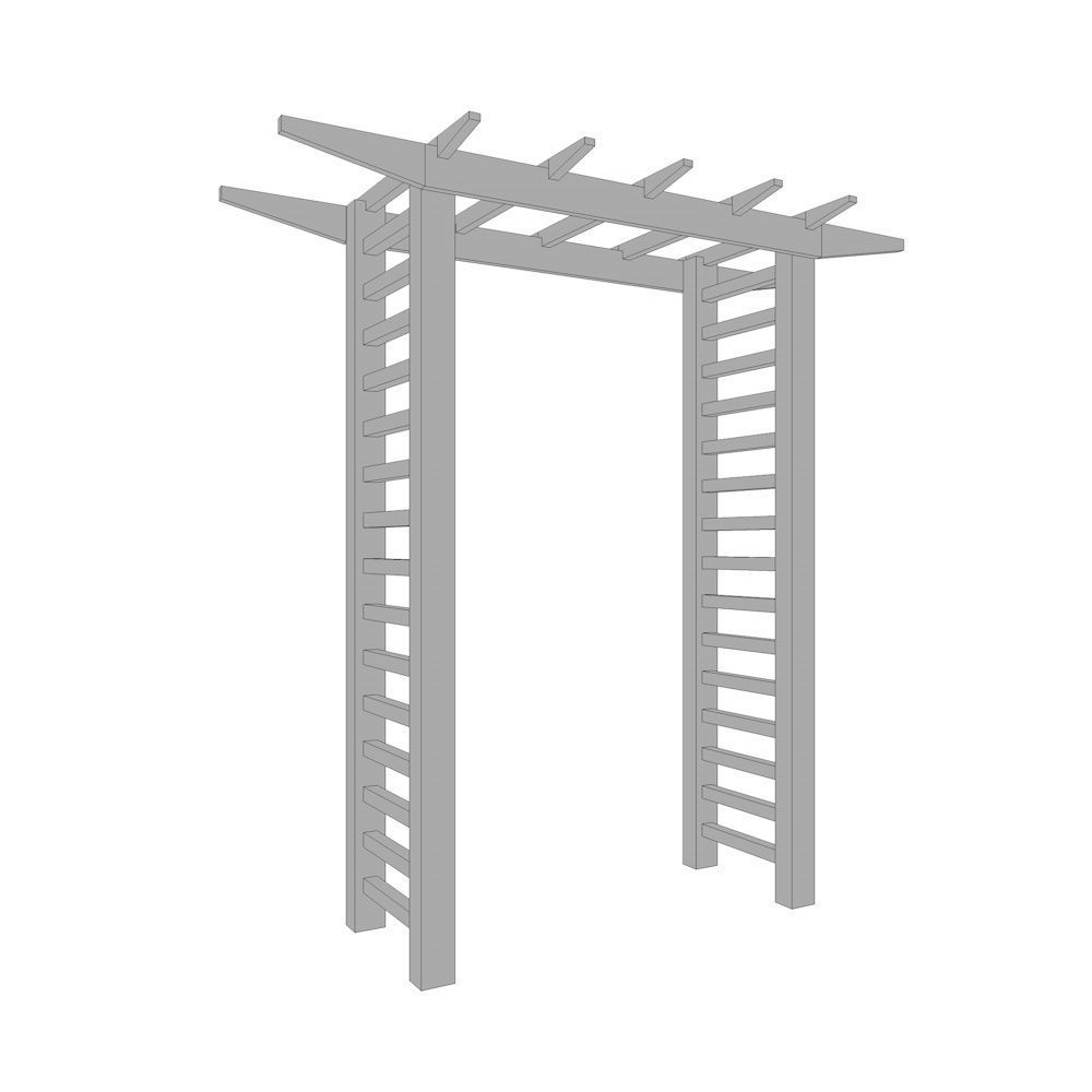 collection of tori gates Low-poly 3D model_8