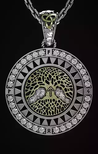 PENDANT WITH THE TREE OF LIFE