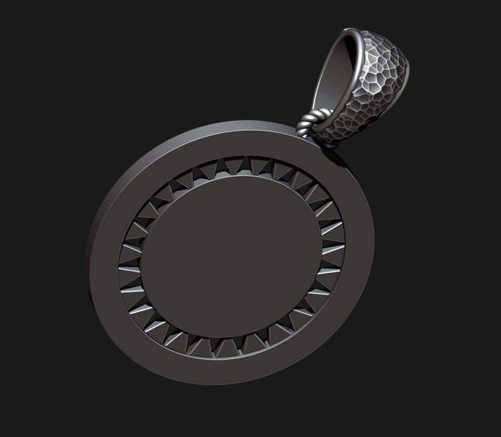 PENDANT WITH THE TREE OF LIFE 3D print model_6