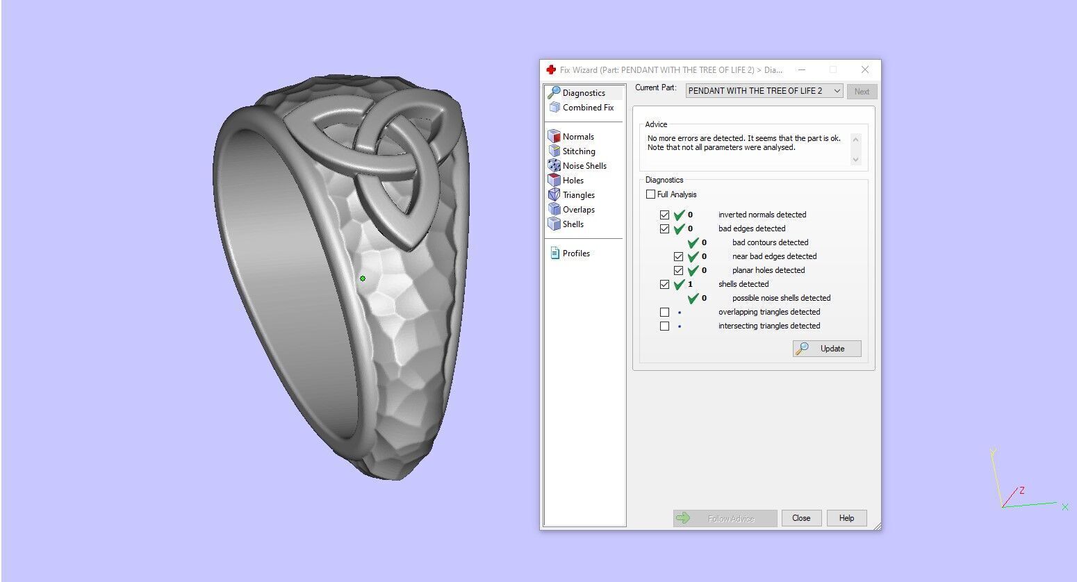 PENDANT WITH THE TREE OF LIFE 3D print model_8