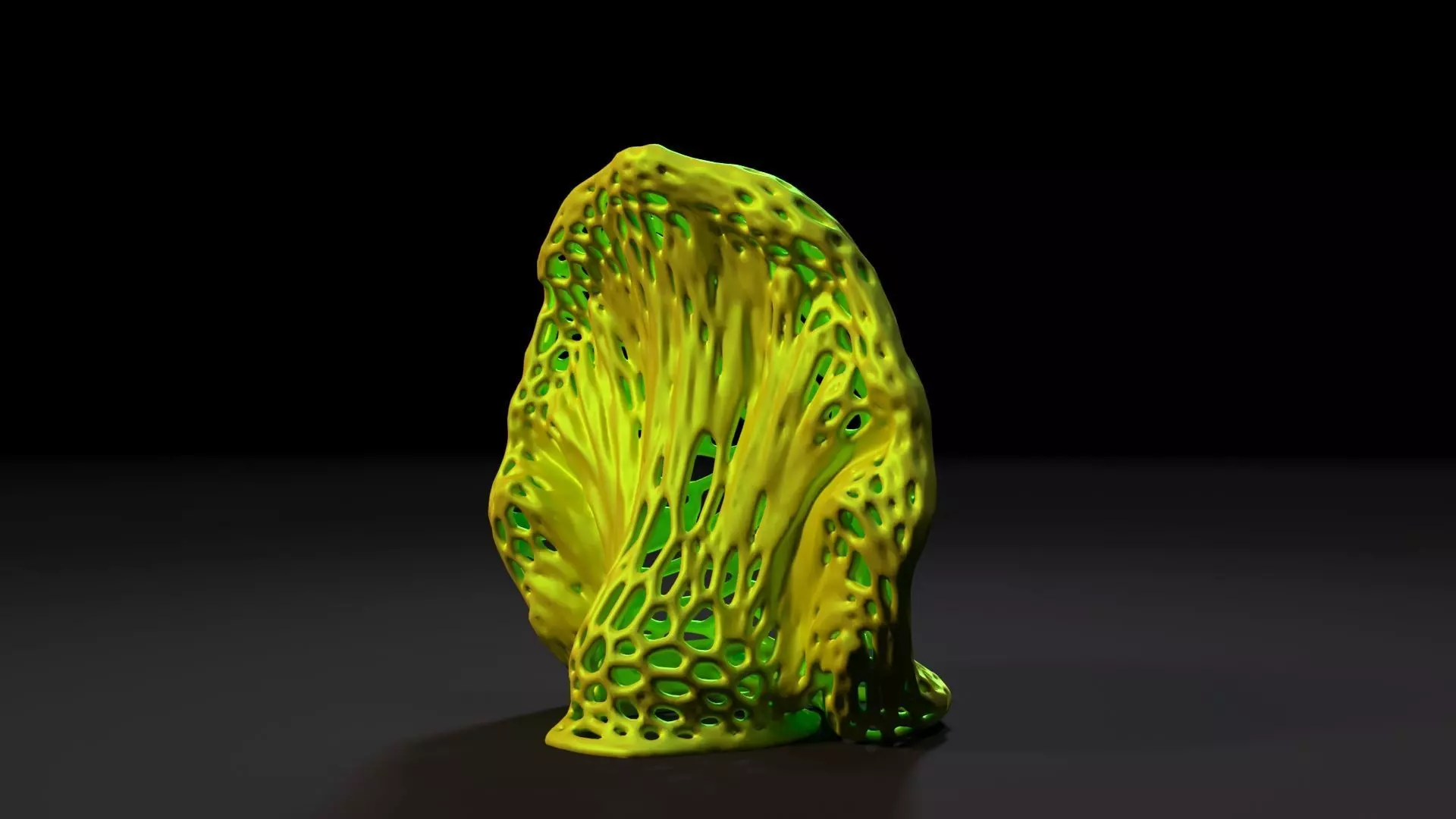 Alien mushroom plant 3D print model