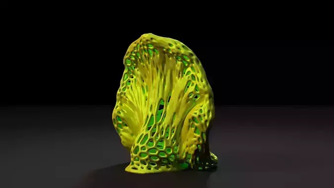 Alien mushroom plant 3D print model