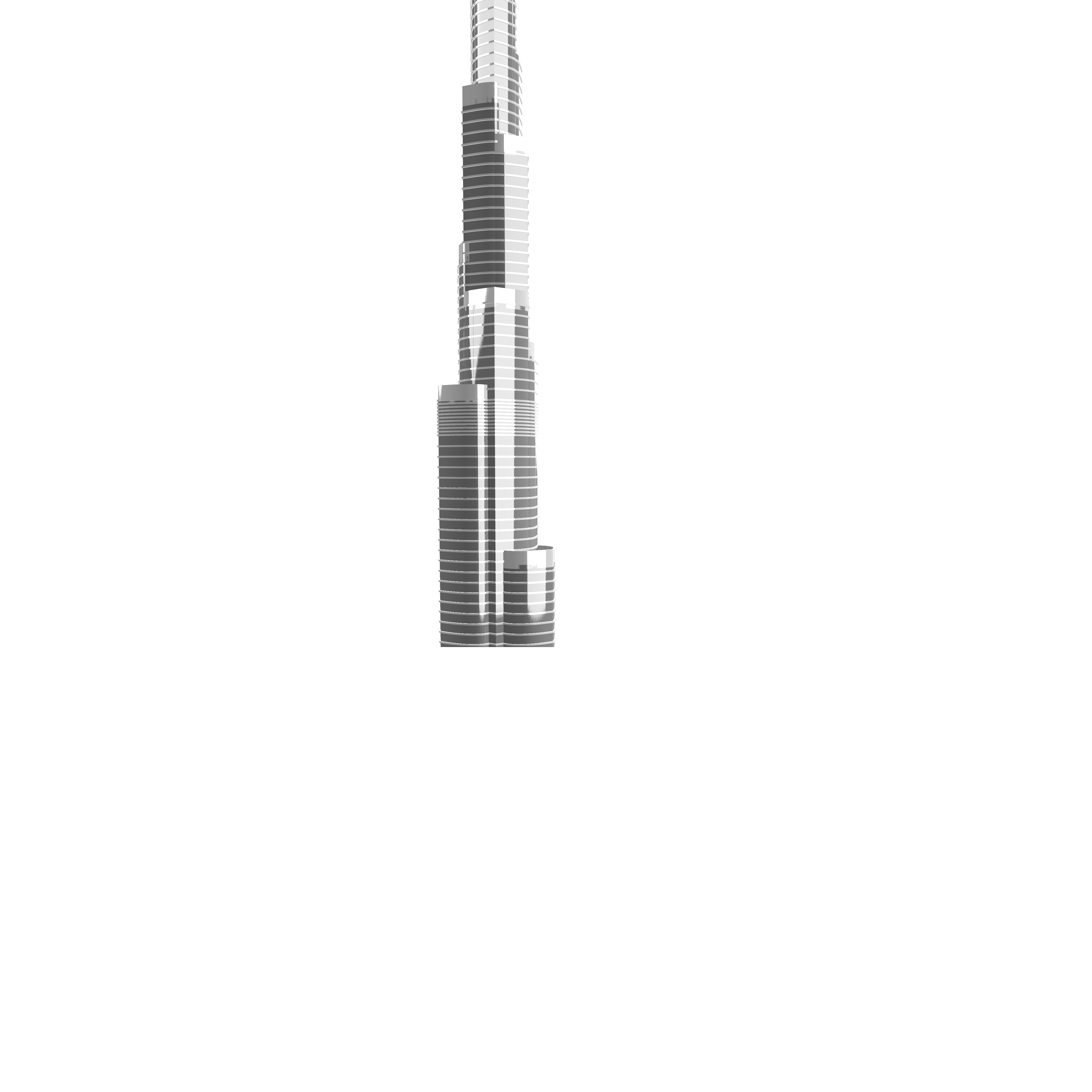 A 3d model of Burj Khalifa 3D model_24