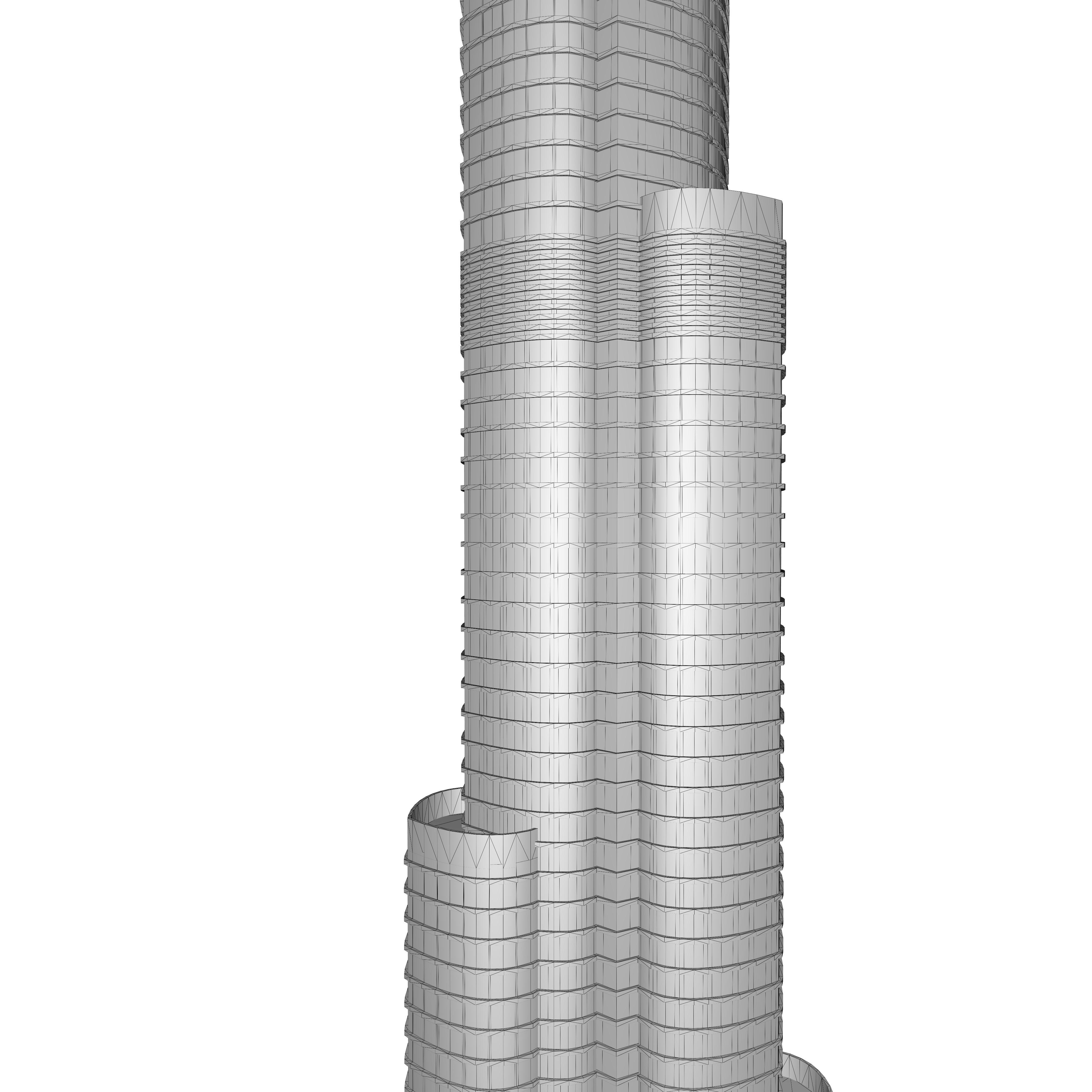 A 3d model of Burj Khalifa 3D model_5