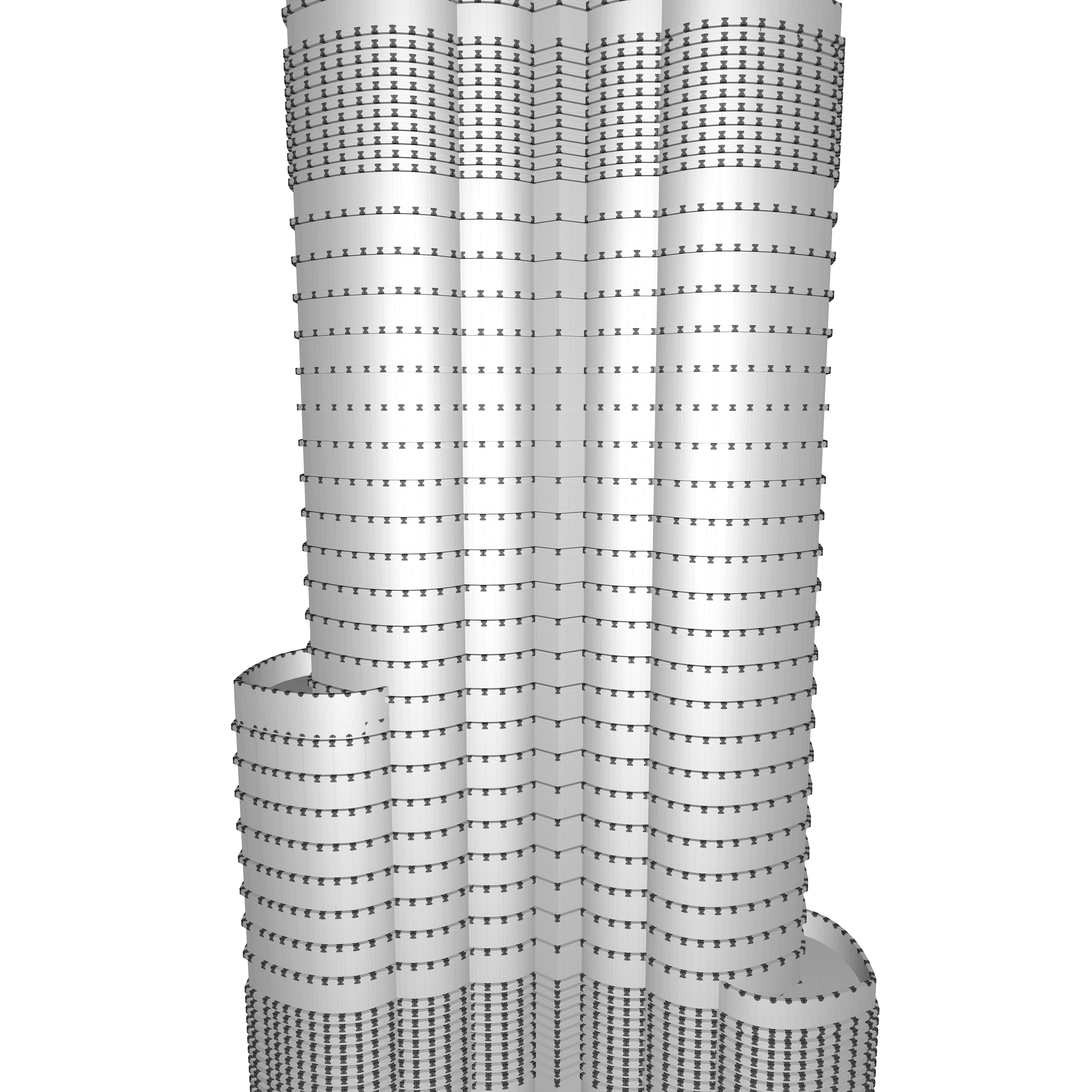 A 3d model of Burj Khalifa 3D model_8