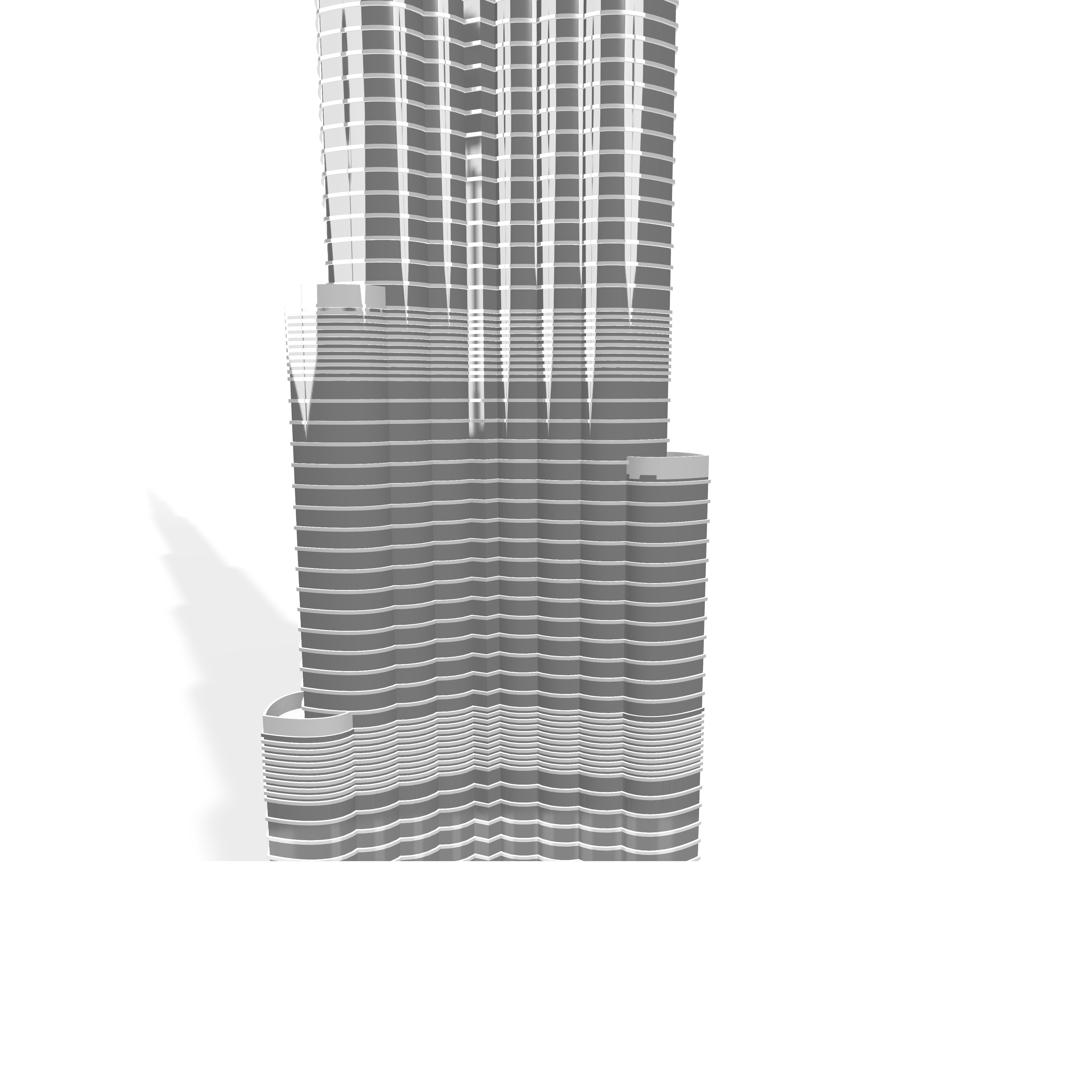 A 3d model of Burj Khalifa 3D model_15