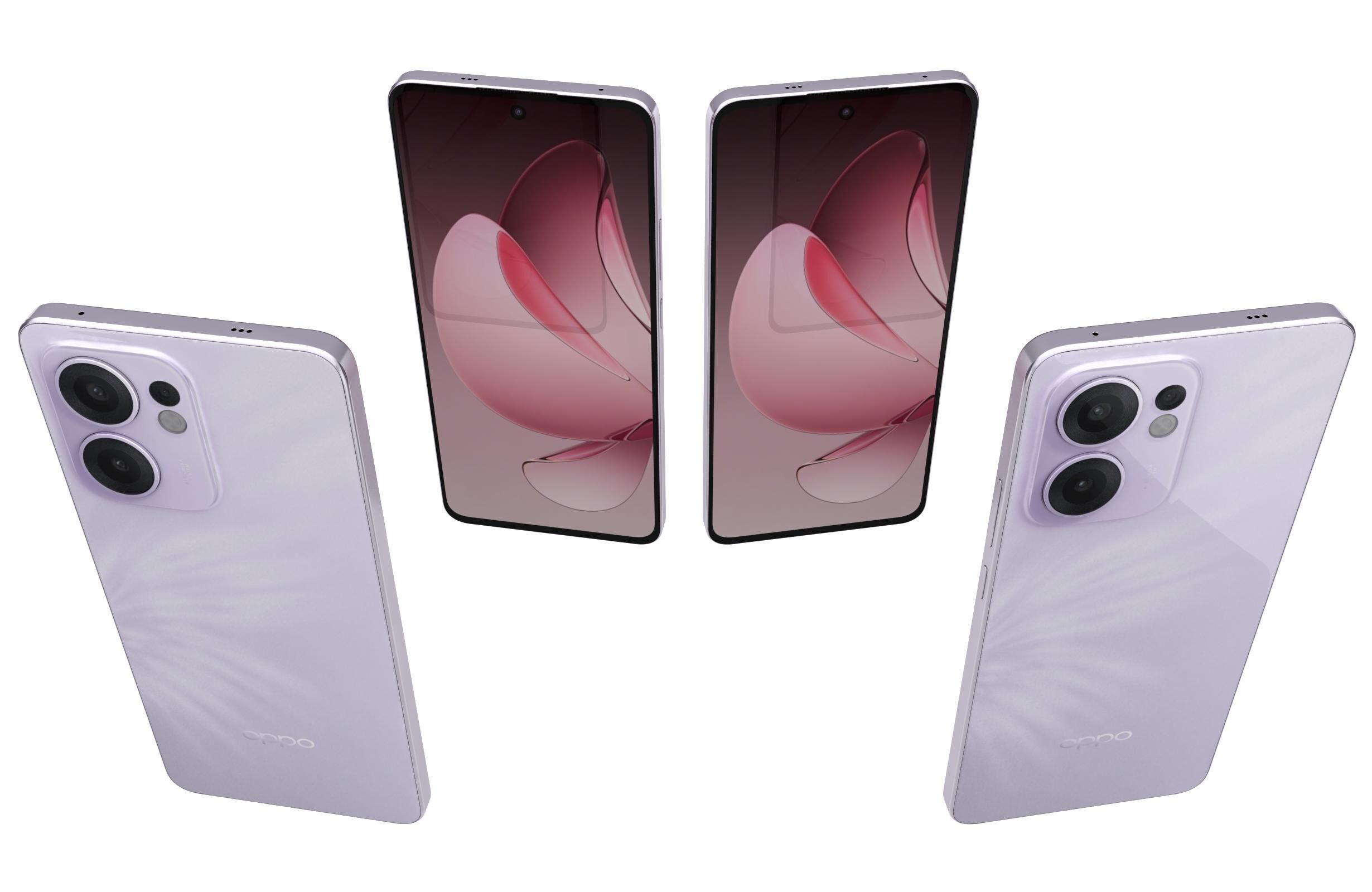 OPPO Reno13 F 5G Purple 3D model_4