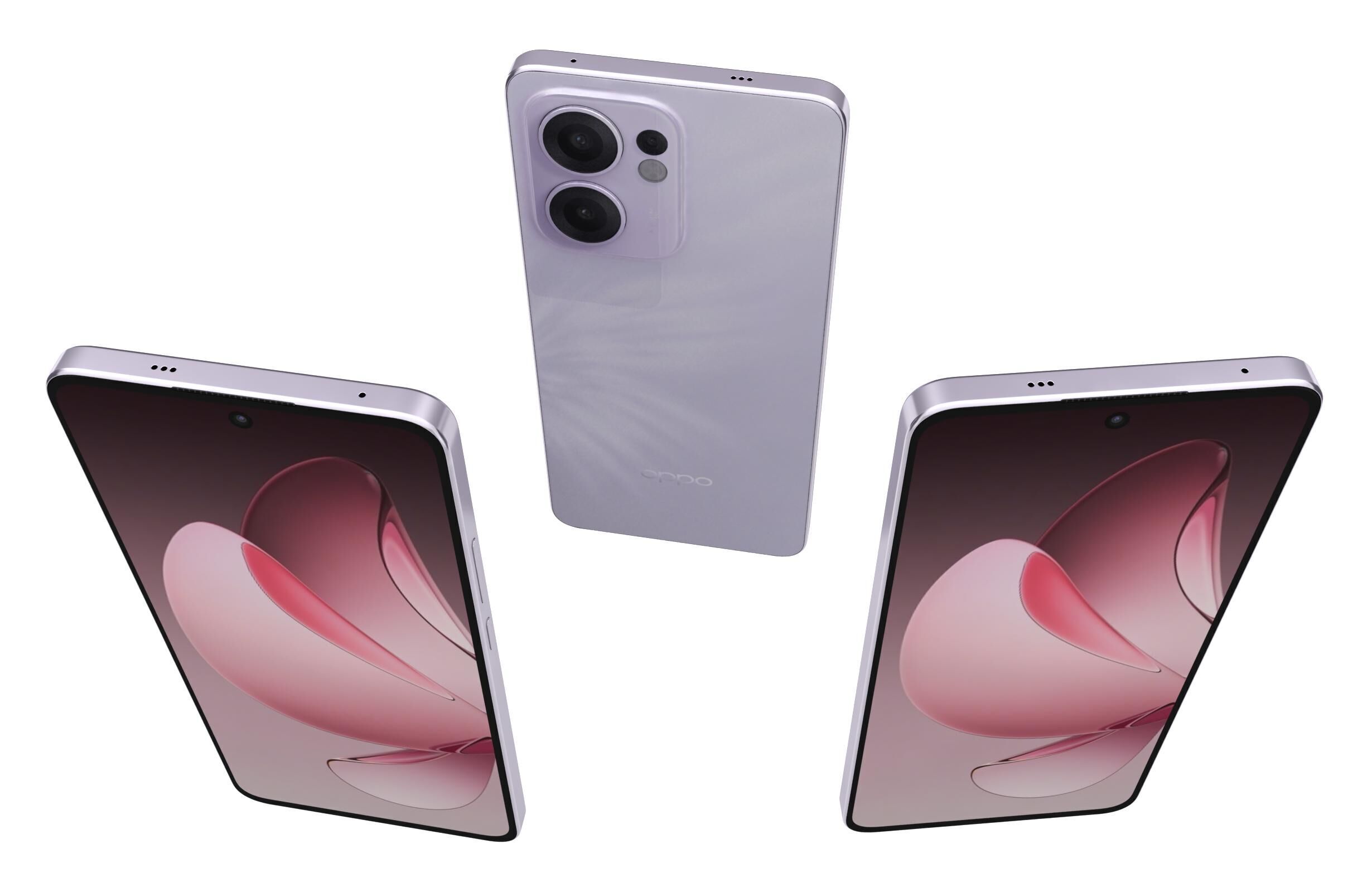 OPPO Reno13 F 5G Purple 3D model_1