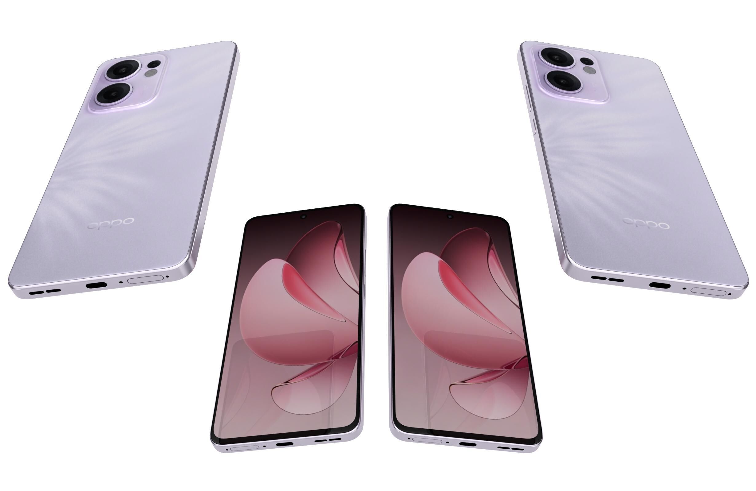 OPPO Reno13 F 5G Purple 3D model_5