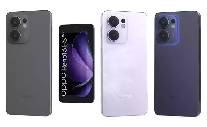OPPO Reno13 F 5G All Colors 3D model