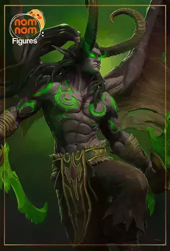 Illidan Stormrage - World of Warcraft 3D print model