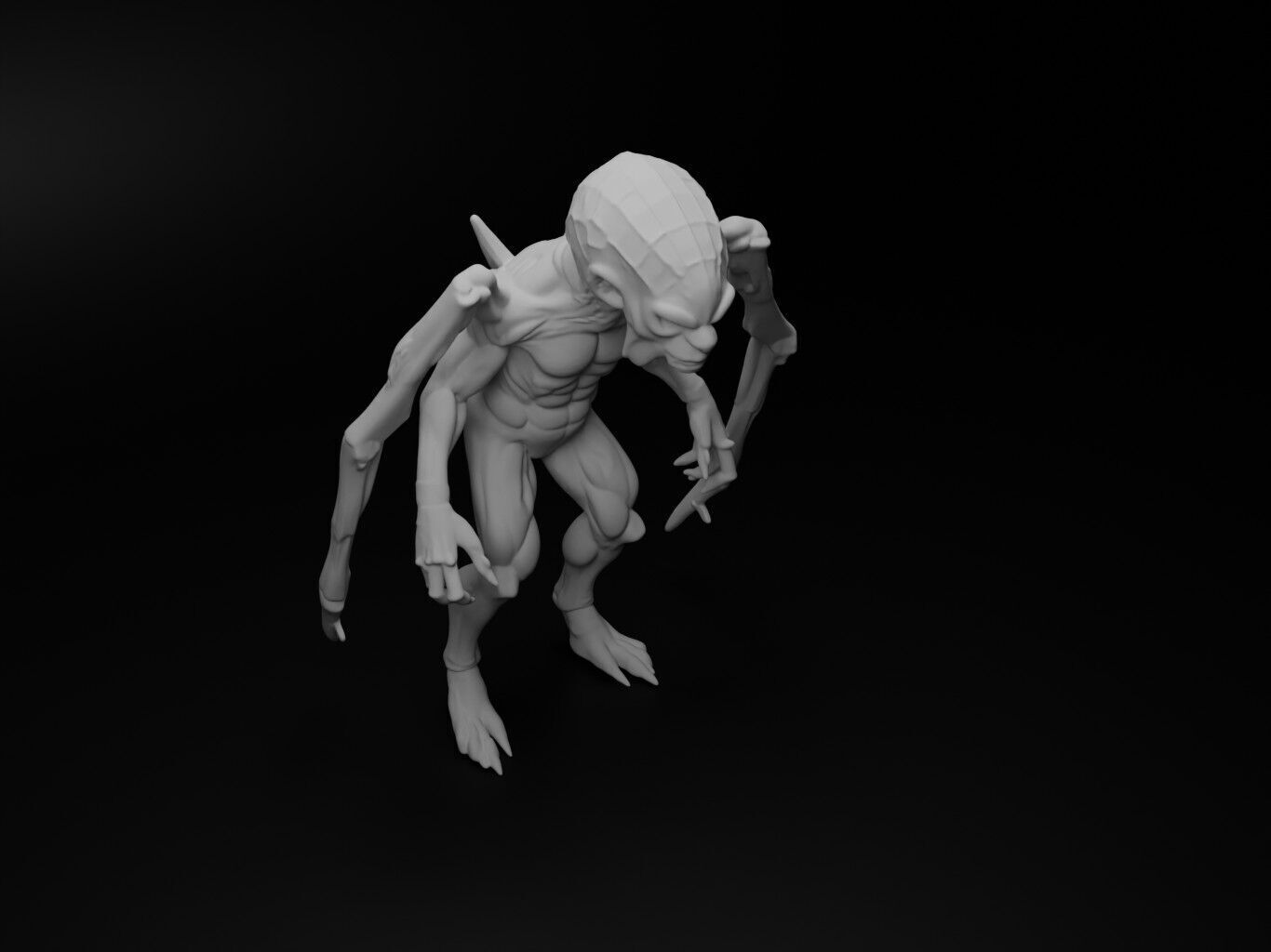 spider hybrid figure 3D print model_2