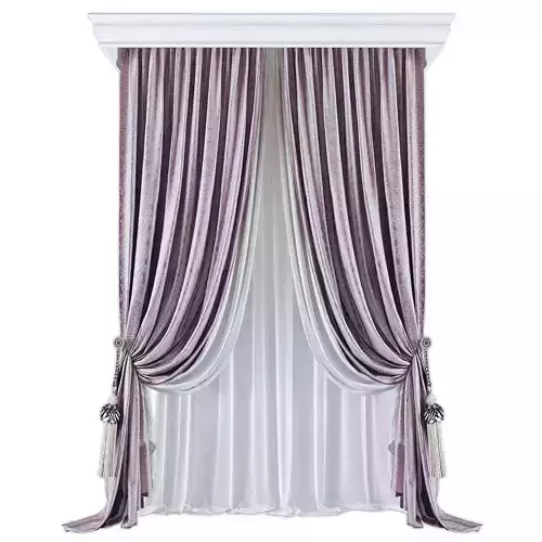 Curtains626 Low-poly 3D model