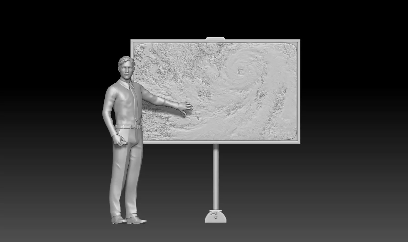weatherman tv boy 2 3D print model_0