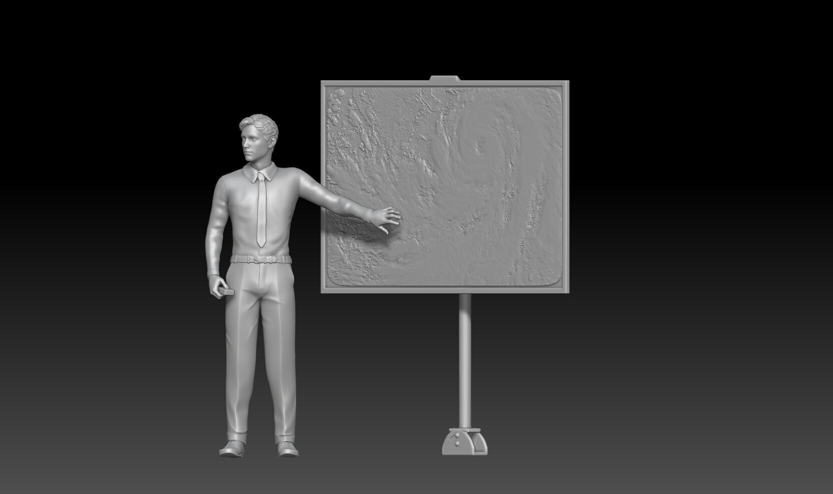 weatherman tv boy 2 3D print model_1