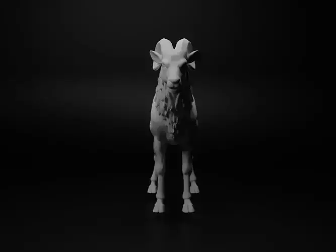 wild goat hybrid figure