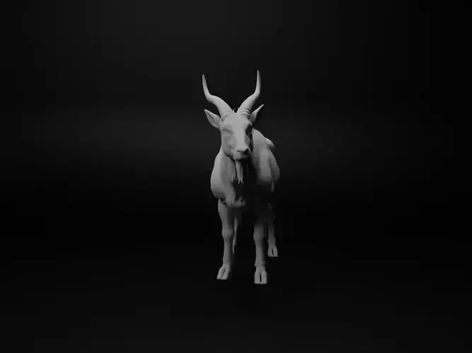 wild goat hybrid figure